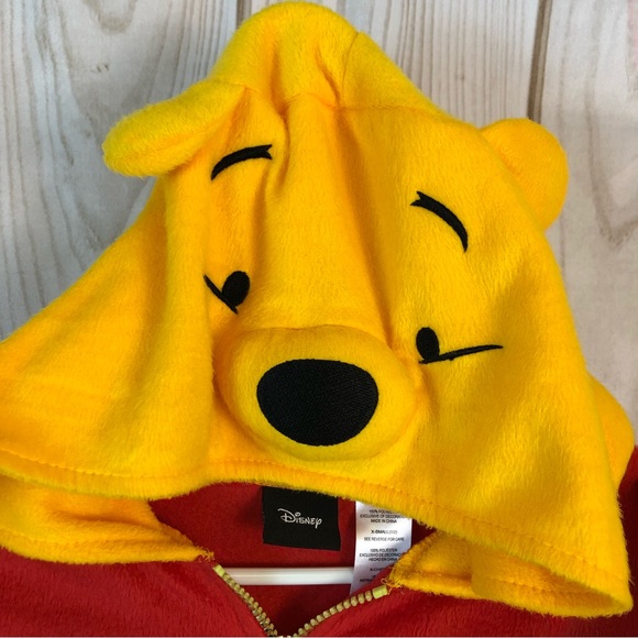 Disney Pooh Zip Up Onsie - Picture 4 of 7